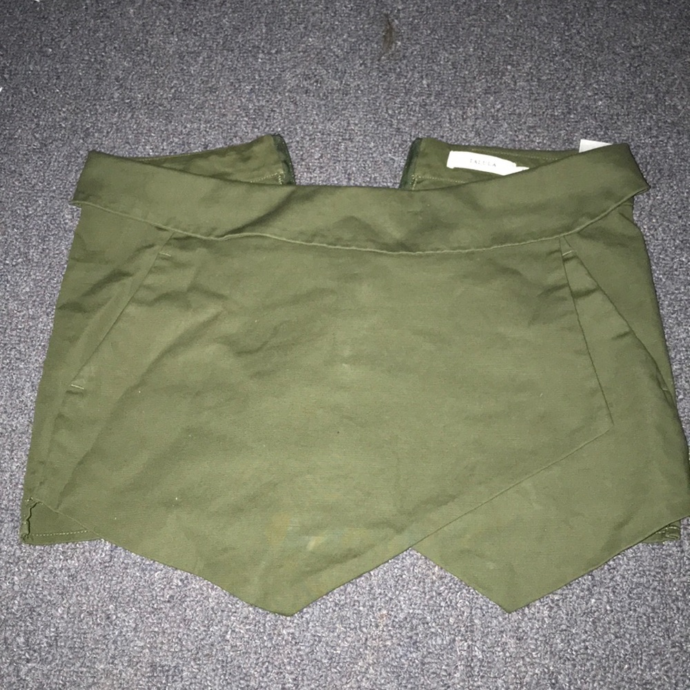 Army Green Envelope Skirt
